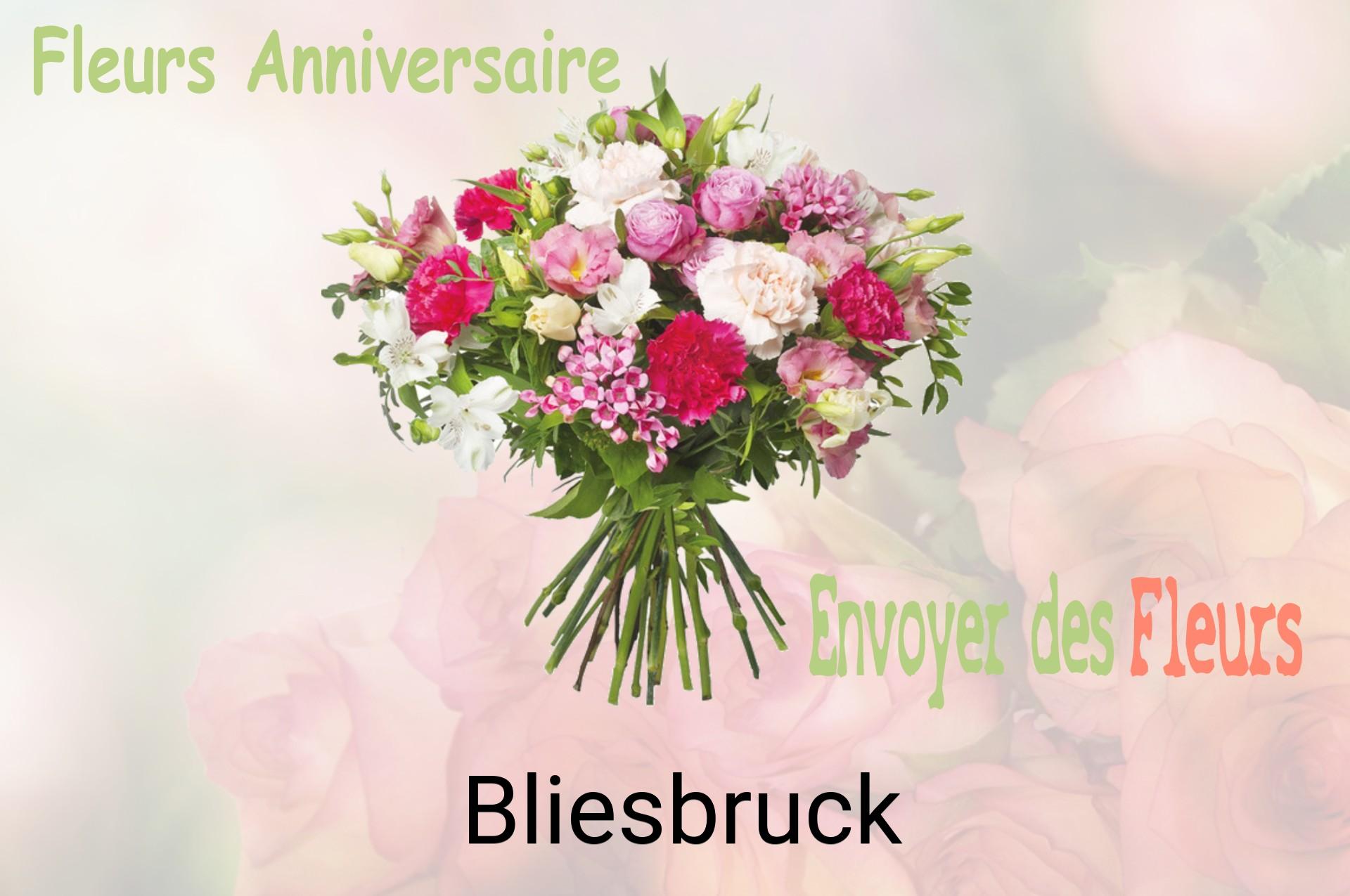 Bouquet de fleurs d’anniversaire livré à Bliesbruck
