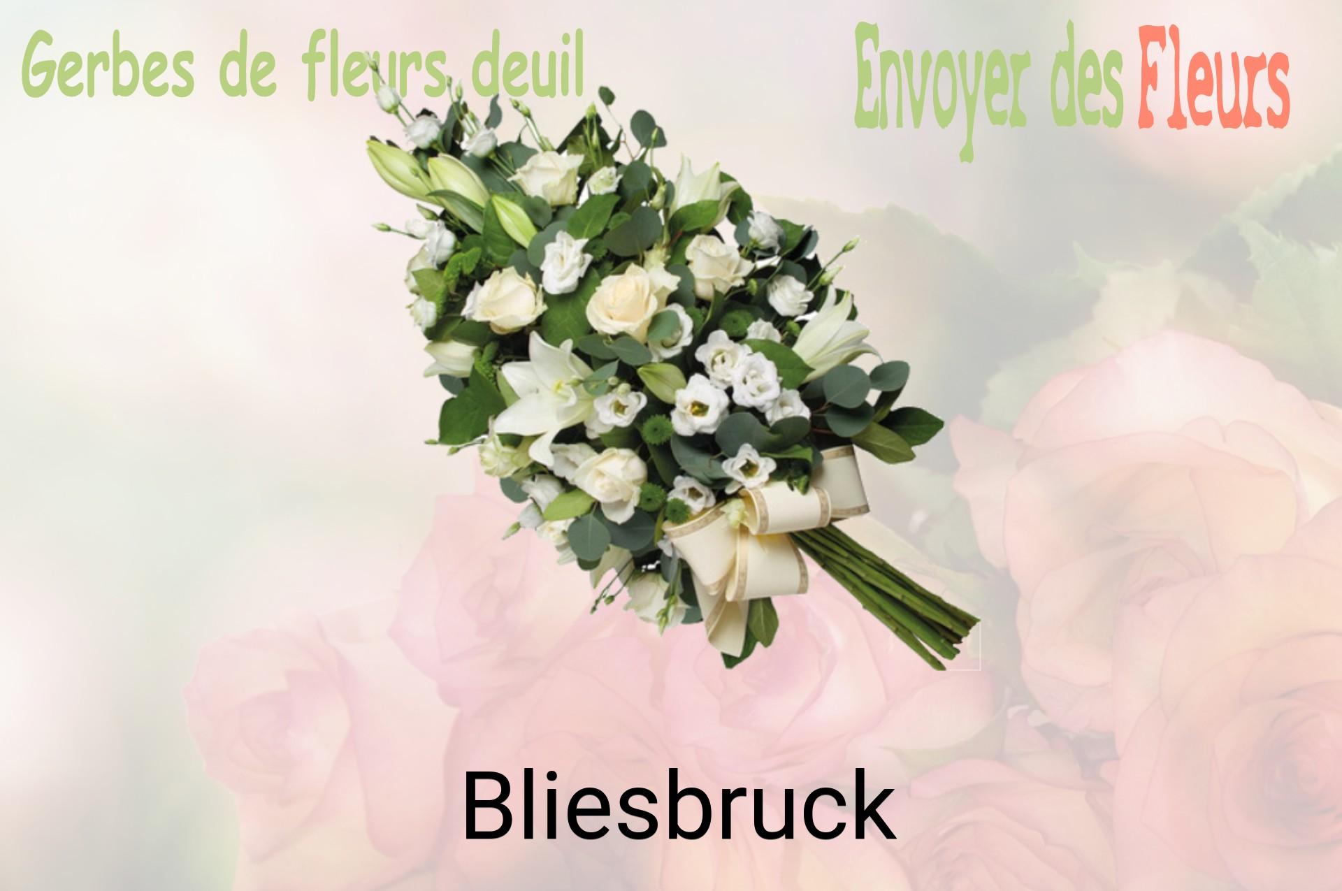 Gerbe de fleurs de deuil livrée à Bliesbruck